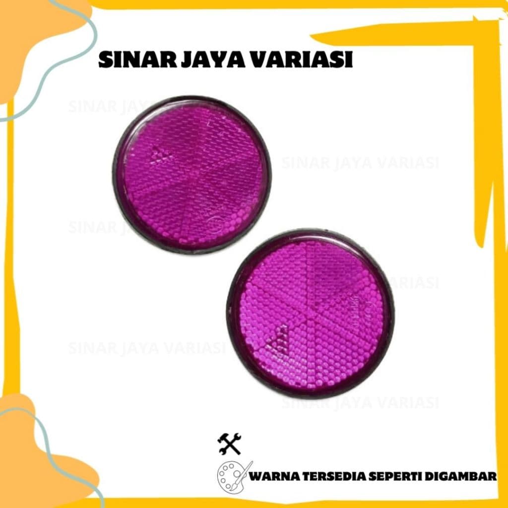 MATA YAMAHA FAZIO LOCATION PLATE BRACKET SET CAT EYE FAZIZIO CAT EYE RESERCTOR LAMP รูปที่ 3