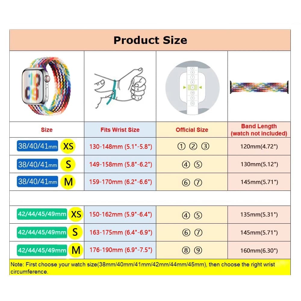 Braided Solo Loop สําหรับ For Smart Watch Series 10 9 8 7 6 5 3 4 SE Ultra 2 49 มม.44 มม.45 มม.42 มม.46 มม.40 มม.38 มม.สร้อยข้อมือ รูปที่ 3