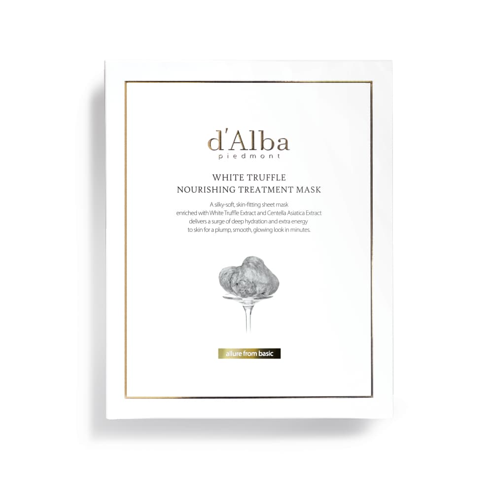 d'Alba White Truffle Nourishing Treatment Mask 1PC & 5 PCS in 1 PACK ดัลบา ไวท์ ทรัฟเฟิล นอริชชิ่ง ทรีทเมนท์ มาส์ก รูปที่ 3