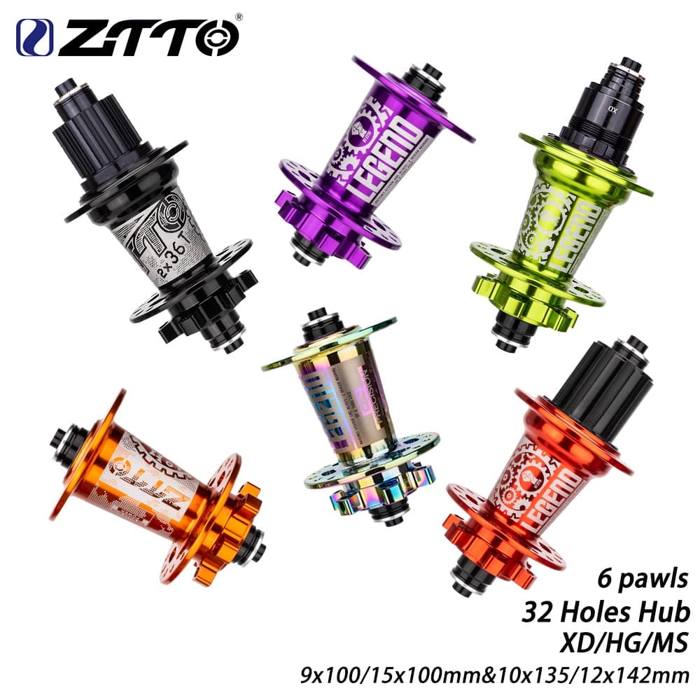 Ztto ฮับดิสก์เบรกจักรยาน 6 ขา 32 รู XD HG MS Thru Axle 12x142 15x100 32H Maza QR 10x135 9x100 มม. DR290 รูปที่ 1