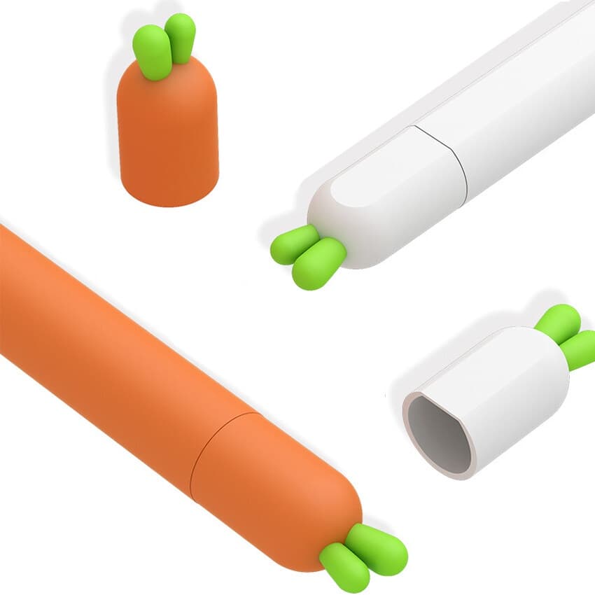 เคสซิลิโคน ลายแครอทน่ารัก สําหรับ Apple Pencil 1/2 Skin รูปที่ 5