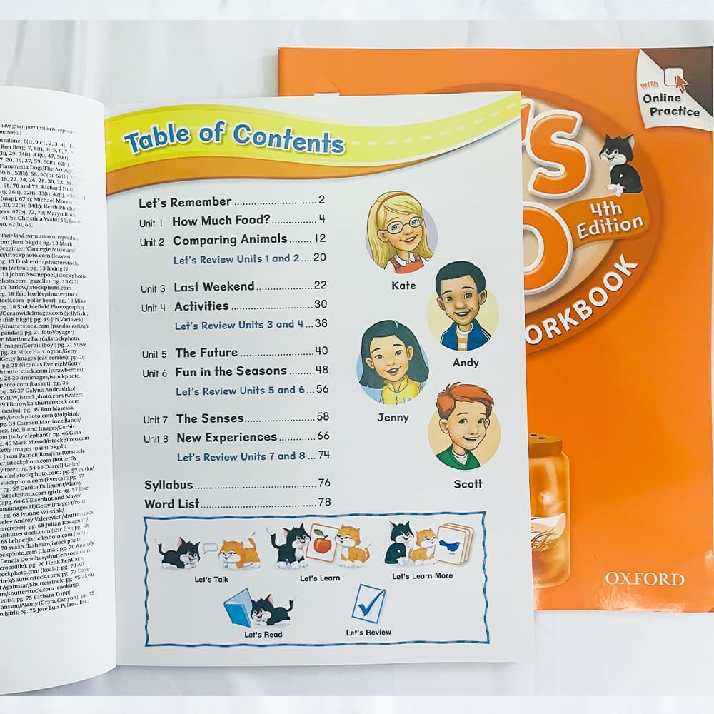 1-6 Level Set Oxford Let's Go Student Book The New Edition of The Bestselling Primary English Work Books Course ESL Book รูปที่ 6