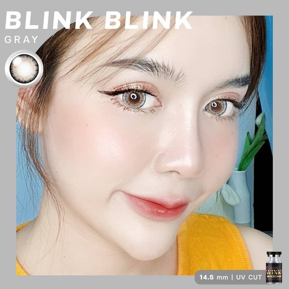 คอนแทคเลนส์ ตาโตแบบตุ๊กตาBlink blink Chestnut / Gray ขนาดบิ๊กอาย รูปที่ 5