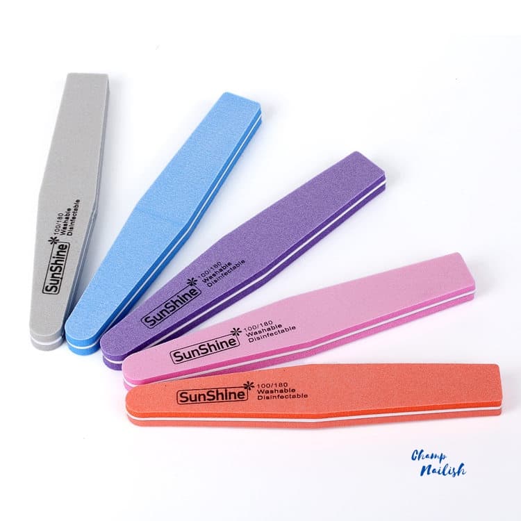 ตะไบบัพ สำหรับเตรียมหน้าเล็บ แต่งหน้าเล็บ แบบแยกชิ้น สีสุ่ม รูปที่ 2