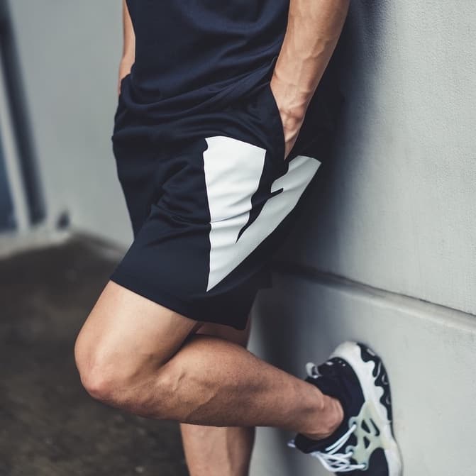 VOLT กางเกงขาสั้น สีดำ กีฬา ออกกำลังกาย 004 VELO ESSENTIALS SHORTS BLACK รูปที่ 6