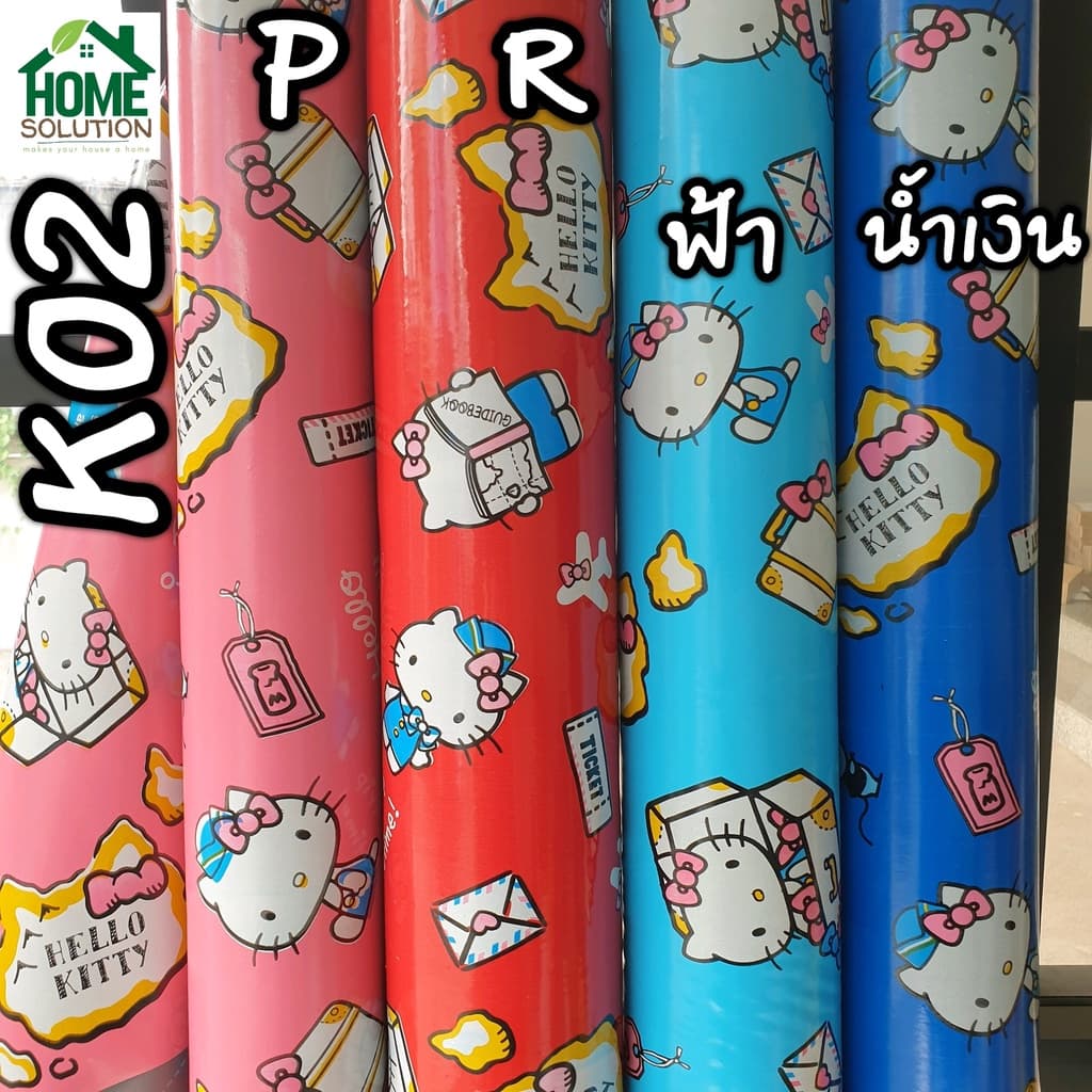เสื่อ ลาย คิตตี้ เสื่อน้ำมัน หน้ากว้าง1.38เมตร hello kitty ลายดีสนีย์ สไปเดอร์แมน โดเรม่อน มิ้กกี้เม้าส์ รูปที่ 4