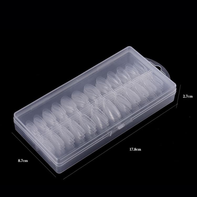 เล็บปลอม PVC แบบใหม่ ไม่ต้องตะไบหน้าเล็บ กล่อง 240 ชิ้น อย่างดี รูปที่ 5