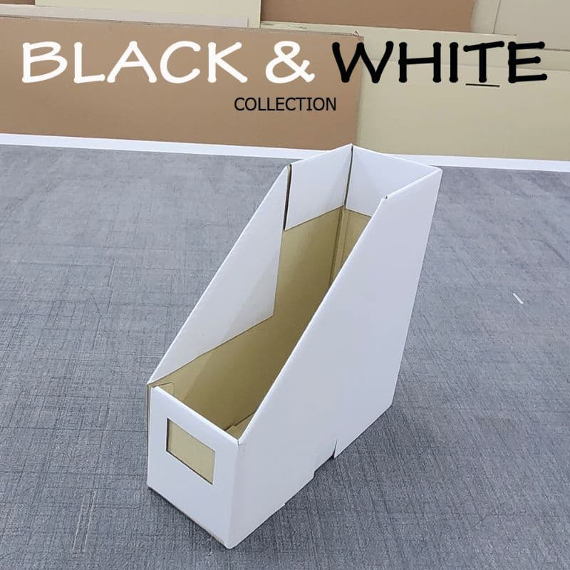 Smith Black&White Collectionn สีดำ และ สีขาวกล่องใส่เอกสารพับได้ 1 ช่อง กล่องกระดาษลูกฟูก รูปที่ 9