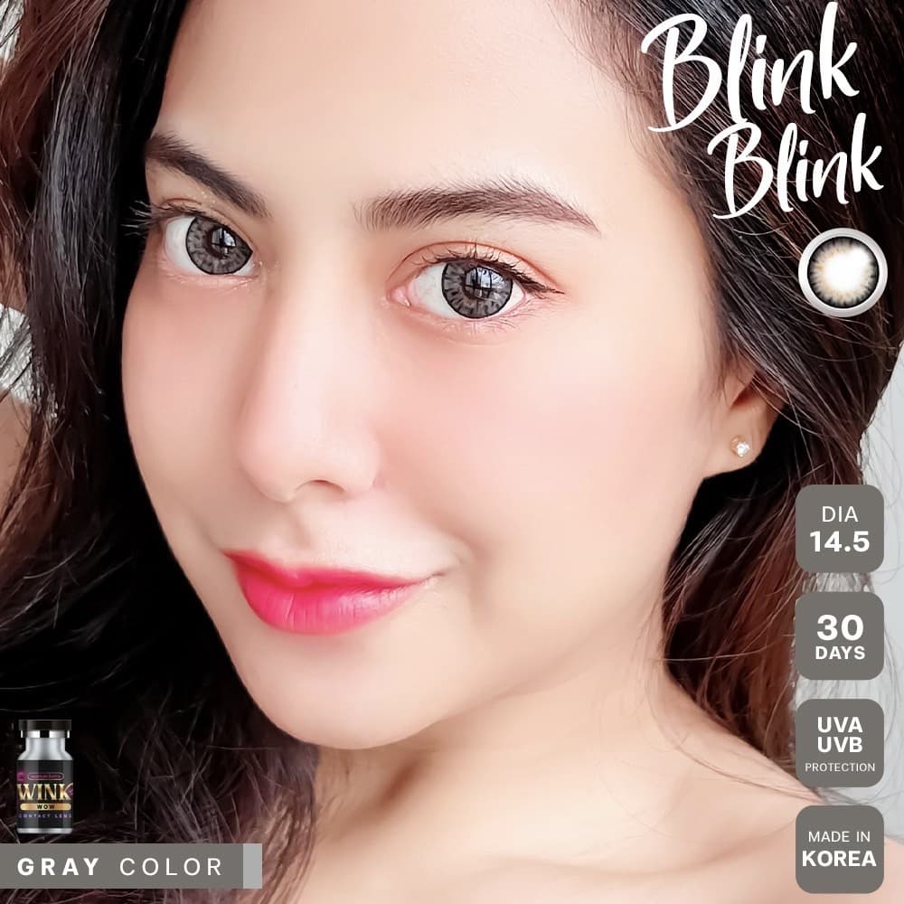คอนแทคเลนส์ ตาโตแบบตุ๊กตาBlink blink Chestnut / Gray ขนาดบิ๊กอาย รูปที่ 3