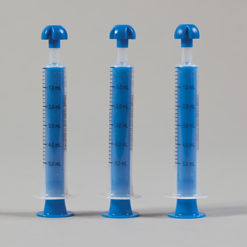 ไซริงค์ป้อนอาหาร / ยา หลากสีแบบใช้ซ้ำได้ พร้อมฝาครอบ Colored Reusable Oral Syringes with Tip Cap จากอเมริกา ราคาต่อชิ้น รูปที่ 7