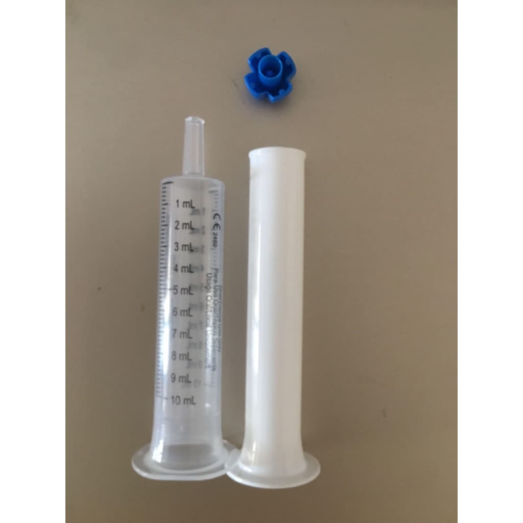 ไซริงค์ป้อนอาหาร / ยา หลากสีแบบใช้ซ้ำได้ พร้อมฝาครอบ Colored Reusable Oral Syringes with Tip Cap จากอเมริกา ราคาต่อชิ้น รูปที่ 4