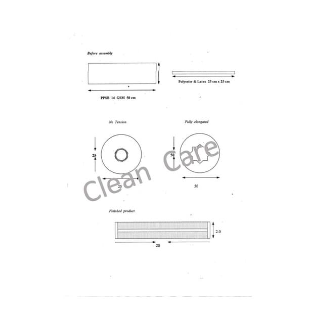 หมวกตัวหนอน Clean Care ความยาว 21 นิ้ว 1000ชิ้น/ลัง ถูกสุดๆ รูปที่ 5