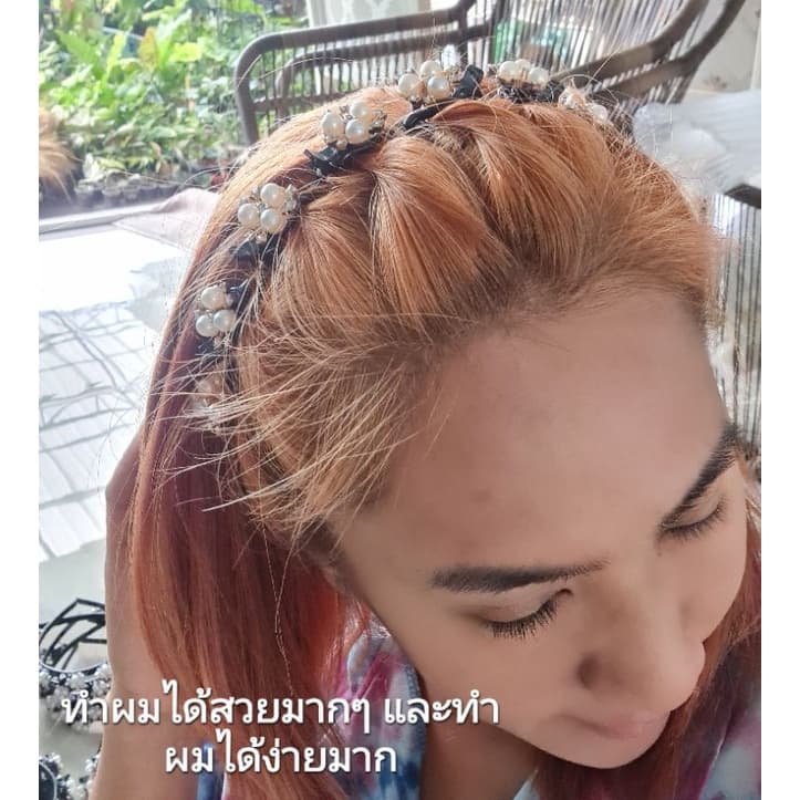 X1-4 ในไทย ที่คาดผมเกาหลีแบบหนีบช่อผม ร้านนี้ถูกที่สุดแล้ว รูปที่ 7
