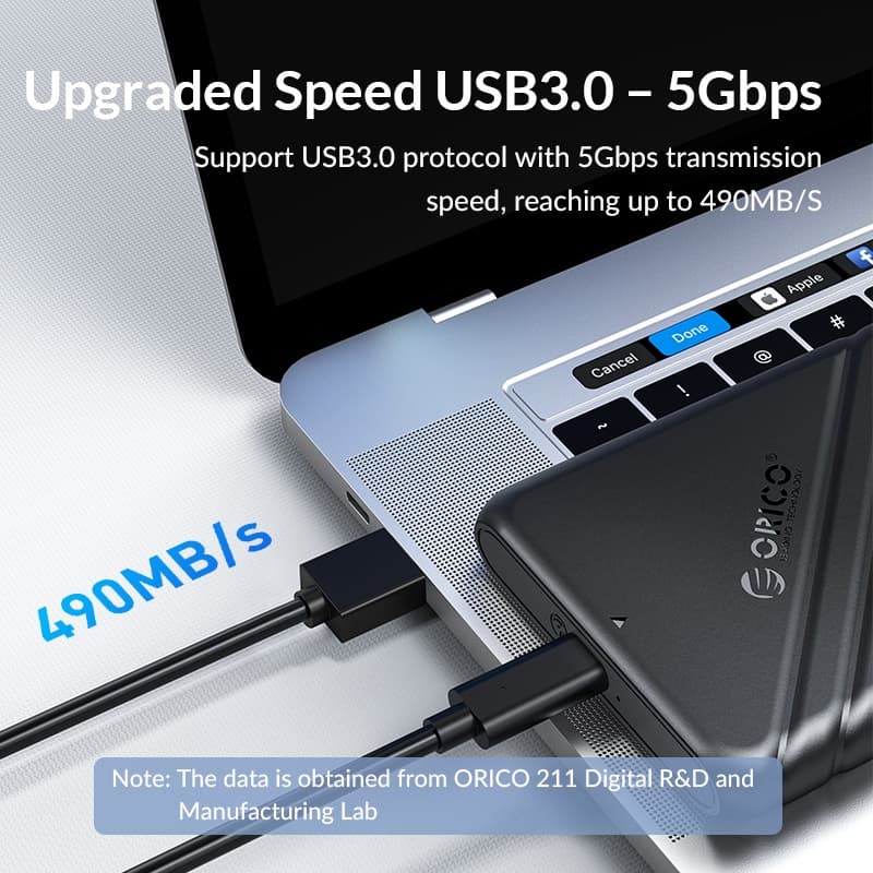 ORICO HDD Case 2.5 นิ้ว USB3.0 4TB รองรับ 4TB HDD รูปที่ 2