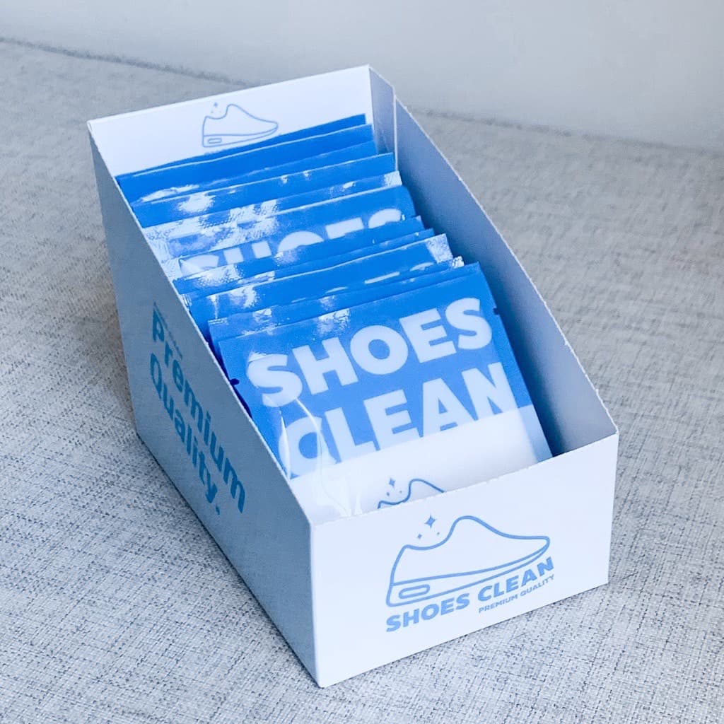 ผงซักรองเท้า SHOES CLEAN PREMIUM QUALITY Net Weight 25g แถมถุงซักครบเซ็ต New pagkage รูปที่ 3