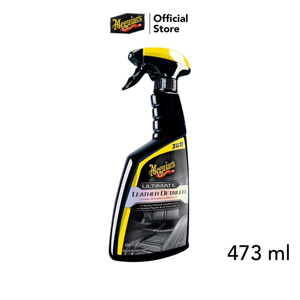 Meguiar’s G201316 Ultimate Leather Detailer น้ำยาทำความสะอาดฟื้นฟูและปกป้องหนังแท้ หนังเทียม 473 มล. รูปที่ 1