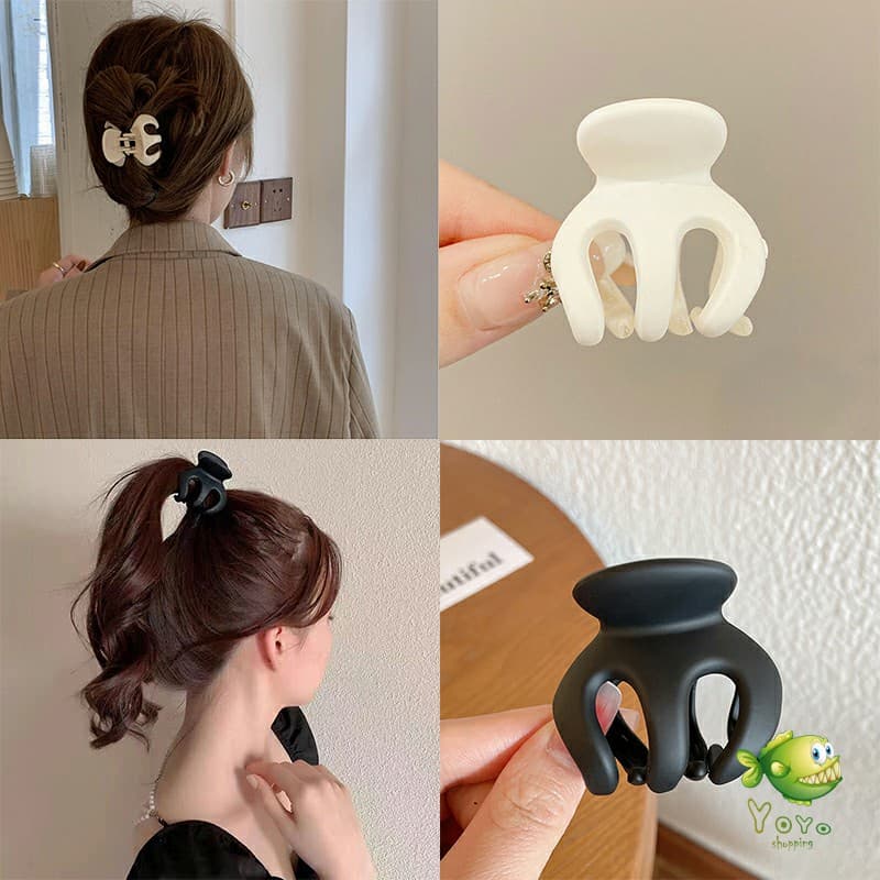 YOYO กิ๊ฟติดผมยกหางม้า ยกผมสูง เสริมวอลลุ่มสไตล์เกาหลี 5 cm 3.5 cm เสริมหัวทุย น่ารักมาก Hair Clips รูปที่ 5