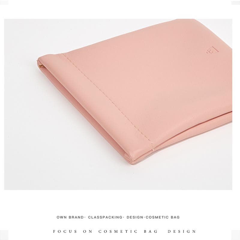 กระเป๋าใส่ลิปสติก กระเป๋าหนัง Pu กระเป๋าใส่เหรียญ ลิปสติก ผ้าอนามัย แบบพกพา สไตล์เกาหลี รูปที่ 6