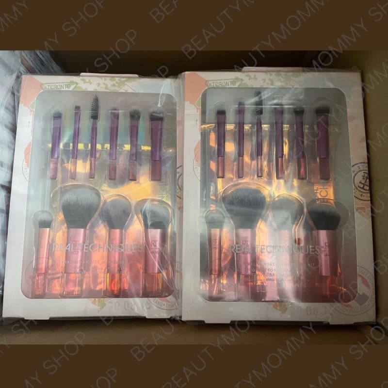 แท้ชัวร์!REAL TECHNIQUES Travel Fantasy Mini/ The Wanderer Makeup Brush Kit Set Limited Edition! พร้อมกระเป๋าใส่แปรง รูปที่ 9