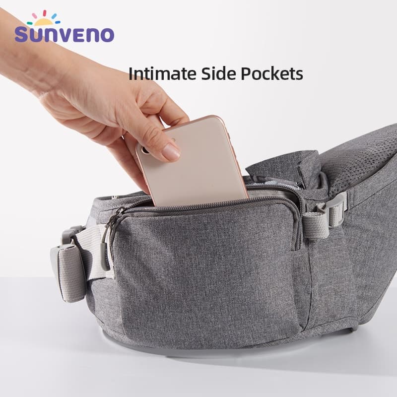 Sunveno ใหม่ เป้อุ้มเด็ก แบบสะพายไหล่ข้างเดียว ปรับได้ ถอดออกได้ คุณภาพสูง รูปที่ 8