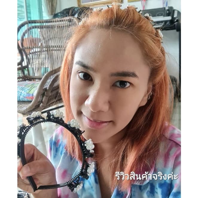 X1-4 ในไทย ที่คาดผมเกาหลีแบบหนีบช่อผม ร้านนี้ถูกที่สุดแล้ว รูปที่ 9