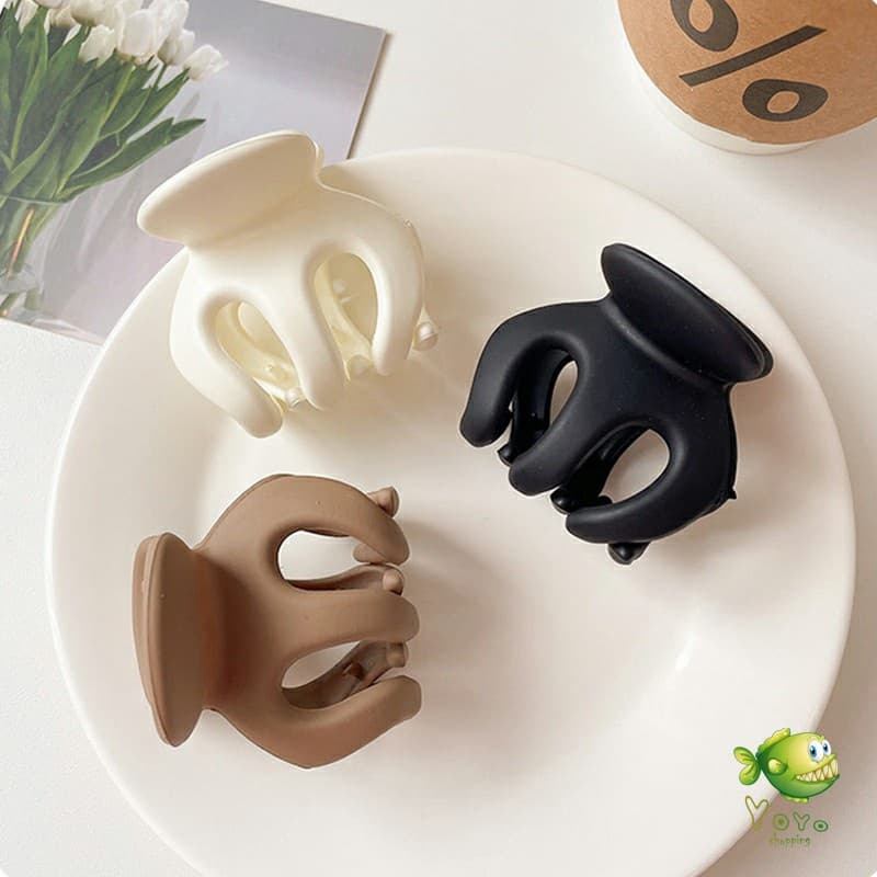 YOYO กิ๊ฟติดผมยกหางม้า ยกผมสูง เสริมวอลลุ่มสไตล์เกาหลี 5 cm 3.5 cm เสริมหัวทุย น่ารักมาก Hair Clips รูปที่ 4