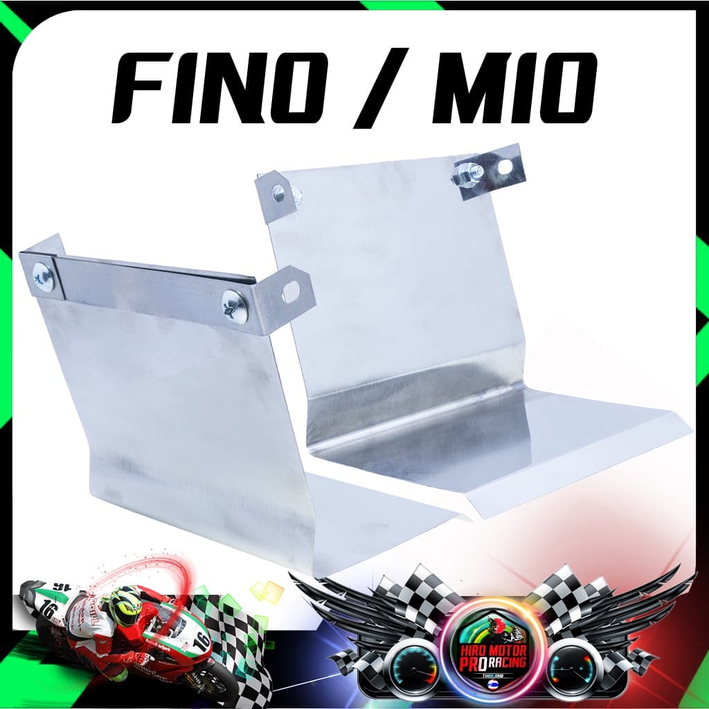 แผ่นบังฝุ่น สแตนเลส YAMAHA MIO FINO / CLICK รูปที่ 5