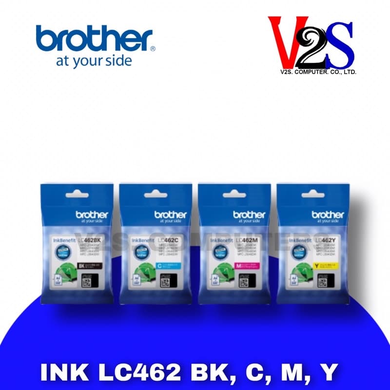 ตลับหมึกอิงค์เจ็ท Brother Ink LC-462 BK,C,M,Y รูปที่ 1