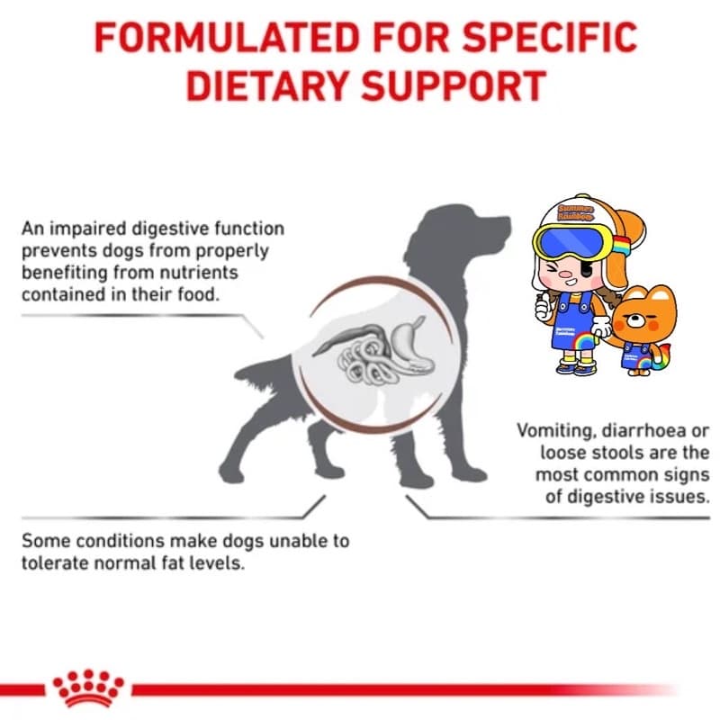Royal Canin Gastrointestinal Low Fat 1.5 kg โรยัลคานิน อาหารสุนัข ตับอ่อนอักเสบ ถุงขนาด 1.5 กก. รูปที่ 3