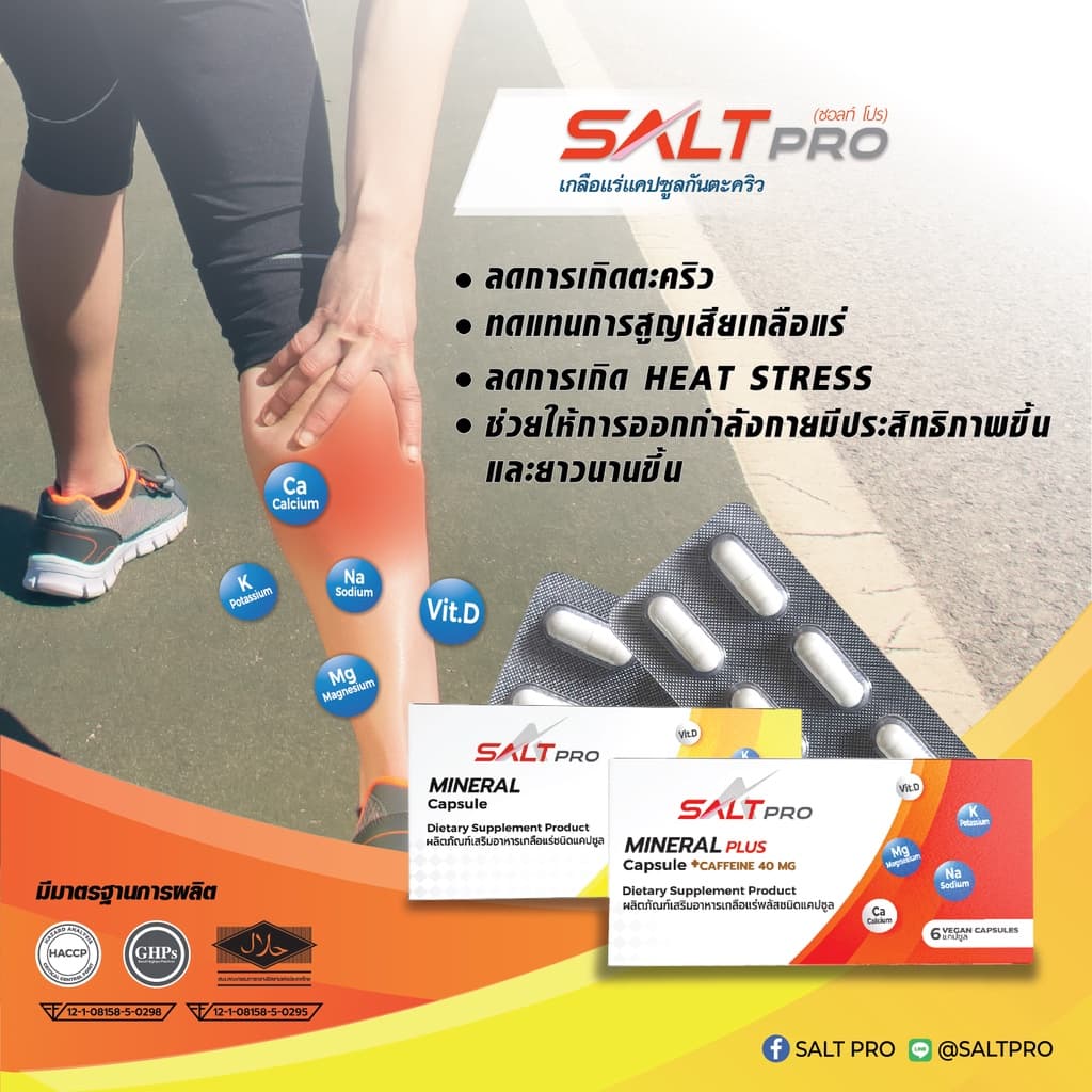 SaltPro Capsule เกลือแร่ ชนิดแคปซูลบรรจุ​แผง รูปที่ 4