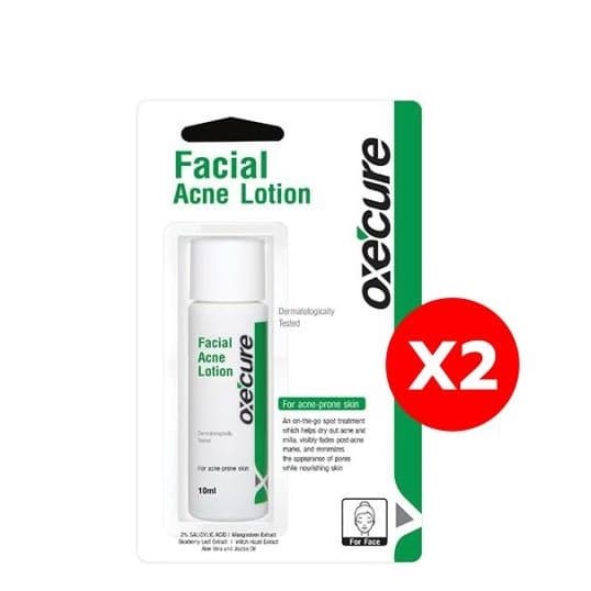 Oxe'cure เจลแต้มสิว เนื้อเจลใส ซึมไว ลดสิว Facial Acne Lotion 10 ml สูตรออริจินัล รูปที่ 3