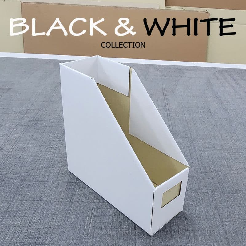 Smith Black&White Collectionn สีดำ และ สีขาวกล่องใส่เอกสารพับได้ 1 ช่อง กล่องกระดาษลูกฟูก รูปที่ 7
