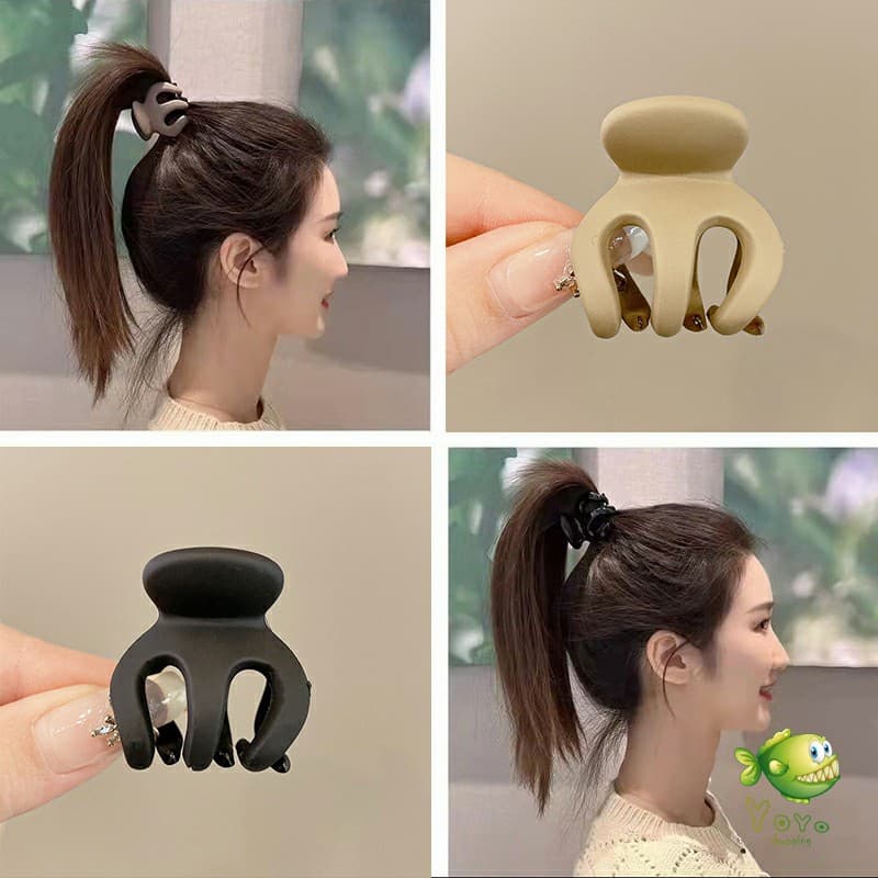 YOYO กิ๊ฟติดผมยกหางม้า ยกผมสูง เสริมวอลลุ่มสไตล์เกาหลี 5 cm 3.5 cm เสริมหัวทุย น่ารักมาก Hair Clips รูปที่ 2