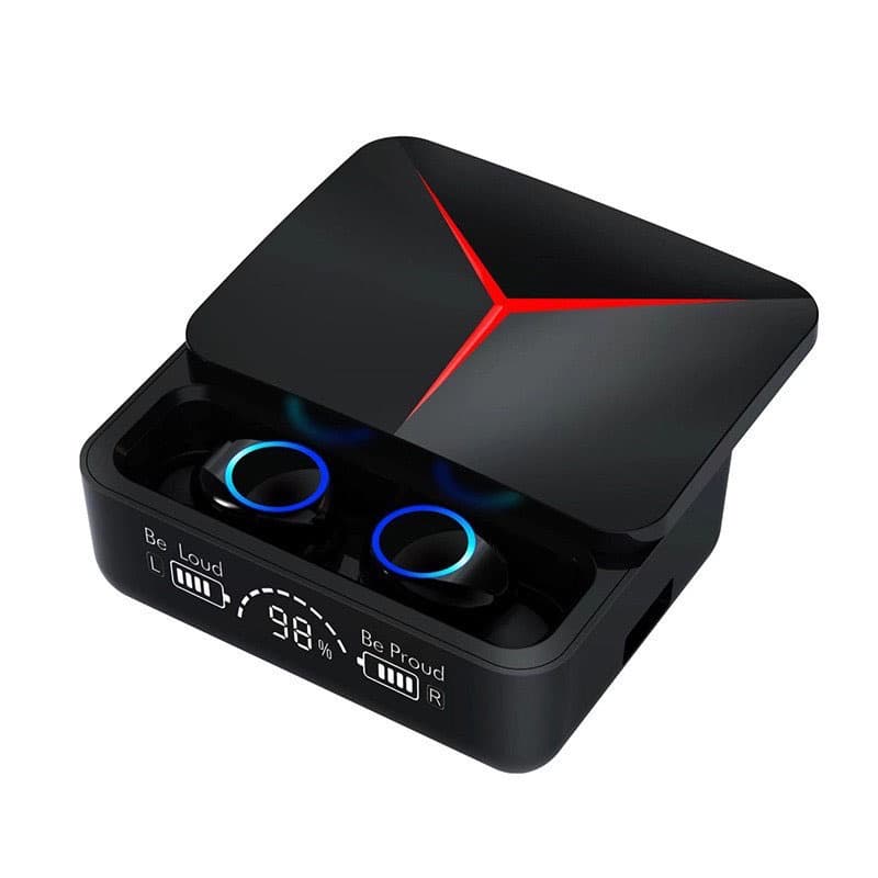 ใหม่ล่าสุด TWS-M90 หูฟังสำหรับเล่นเกมบลูทูธV5.3 กล่องชาร์จไร้สาย 9D สเตอริโอกีฬา พร้อม รูปที่ 3