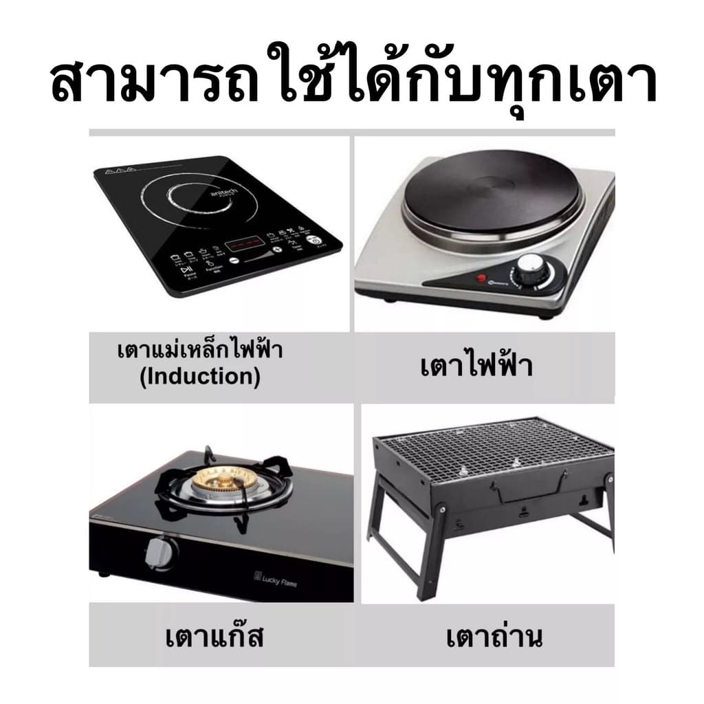 หม้อนึ่งสแตนเลส2ชั้น รุ่นฝาใส ขนาด28cm. ใช้กับเตาแม่เหล็กไฟฟ้าได้ หม้ออเนกประสงค์ รูปที่ 4