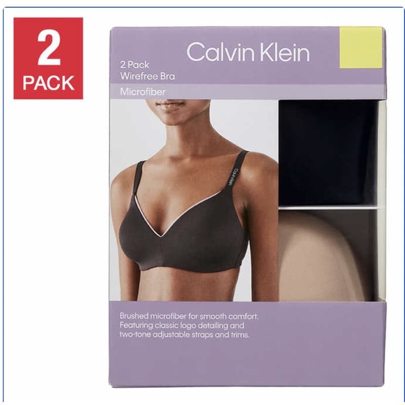 Calvin Klein Bra ไร้โครง 1แพ็ค มี 2 ชิ้น จาก อเมริกา รูปที่ 7