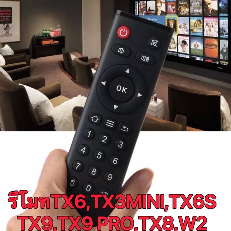 รีโมท Tx6 TX3MINi remote control for Android box Tanix TX3 MAX TX3 TX6 Tx8 Tx9S Tx5 Max Tx5 TX3 mini Replacement Remote รูปที่ 1