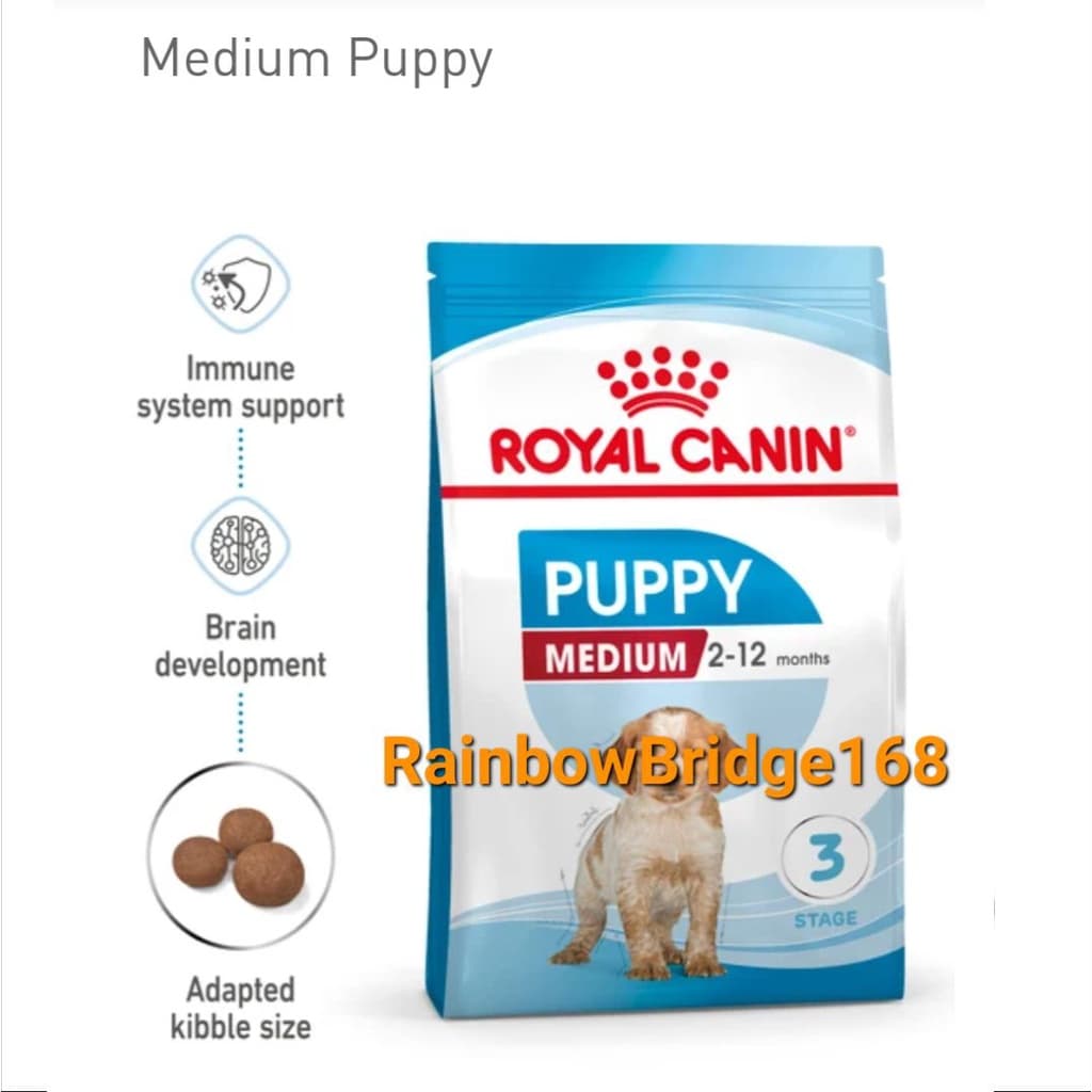 Royal Canin Medium Puppy 15kg / Medium Adult 15kg โรยัลคานิน ลูกสุนัข / สุนัขโต สุนัขพันธุ์กลาง ขนาด 15 กิโลกรัม รูปที่ 8