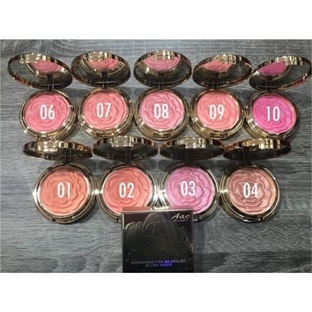 บลัชออน AAC Energizing Pink BB Grilled Blush Wear ตลับทอง No.803 รูปที่ 6