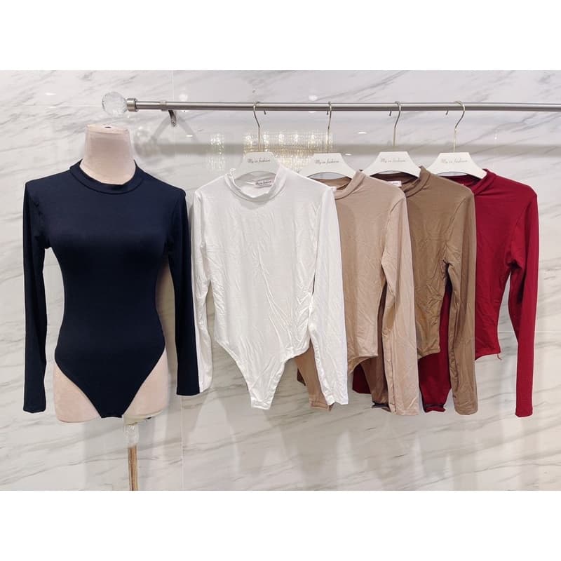 MNV STUDIO Bodysuitบอดี้สูทคอเต่าแขนยาวใส่แล้วรัดรูปสุดๆทรงดีใส่แล้วพลางหุ่นได้จริงใส่แมทร์สวยๆ รูปที่ 9