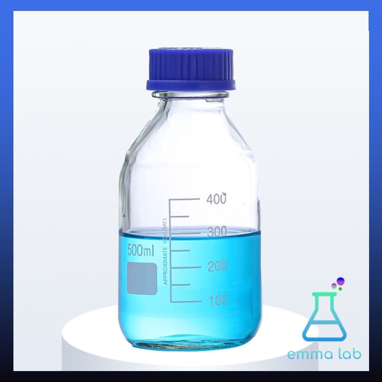 ขวดแก้ว ขวดสารเคมี แบบฝาเกลียว ขนาด 250, 500,1000,2000ml, Duran Bottle / Reagent bottle, Glass Laboratory Bottle, Glass รูปที่ 4