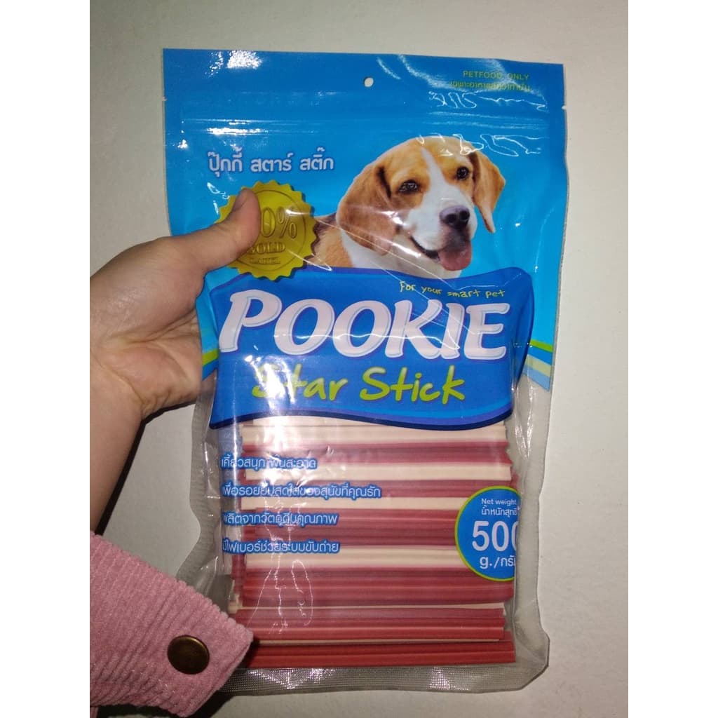 Pookie star stick ขนมขัดฟัน สำหรับสุนัข ขนาด 500 g. รูปที่ 4
