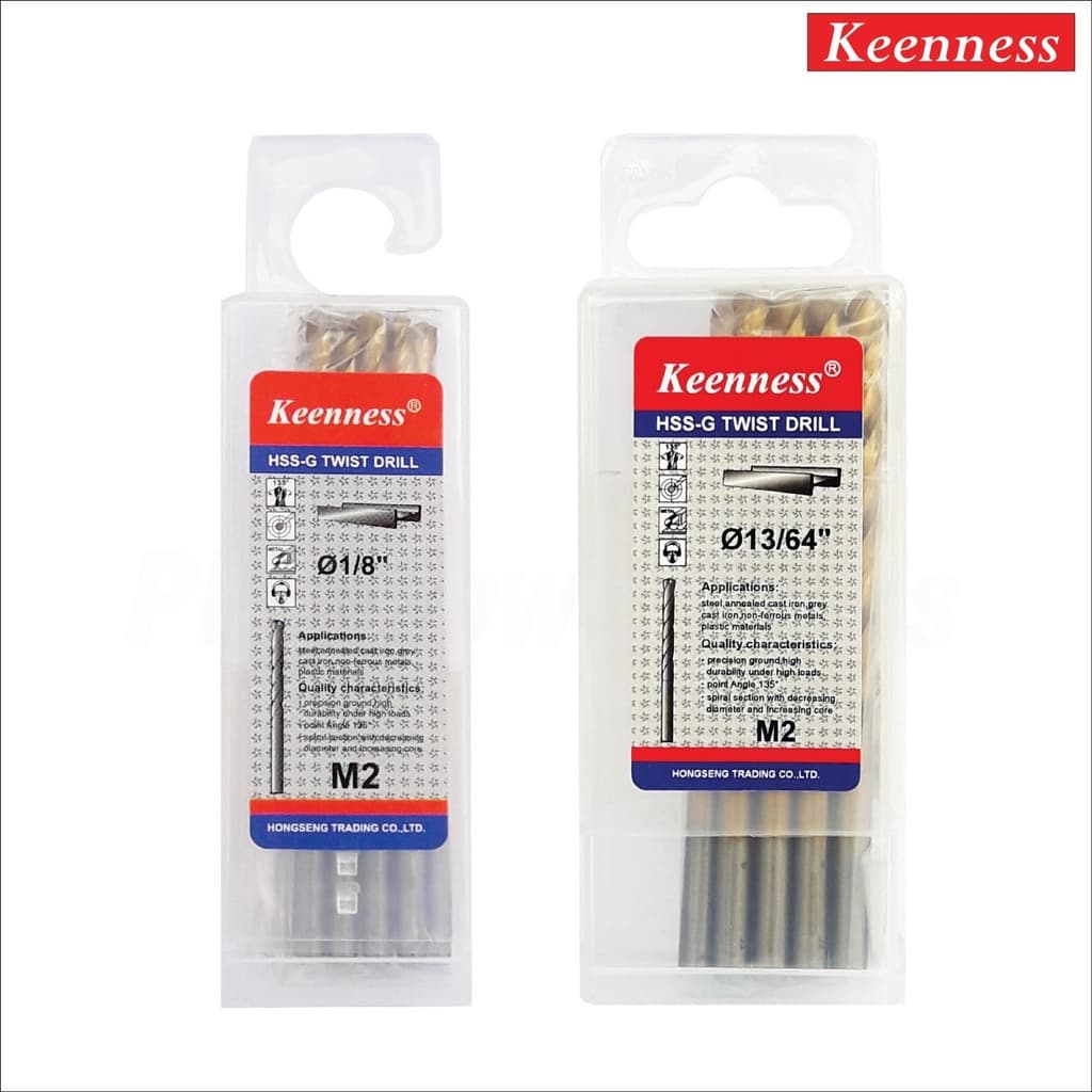 KEENNESS ดอกสว่านเจาะเหล็ก ดอกสว่าน เจาะสแตนเลส ดอกสว่านเหล็กไฮสปีด มีขนาด 3/64-3/8 รูปที่ 6