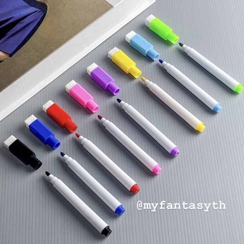 ปากกาไวท์บอร์ดพร้อมหัวแปรงลบในตัว รูปที่ 4