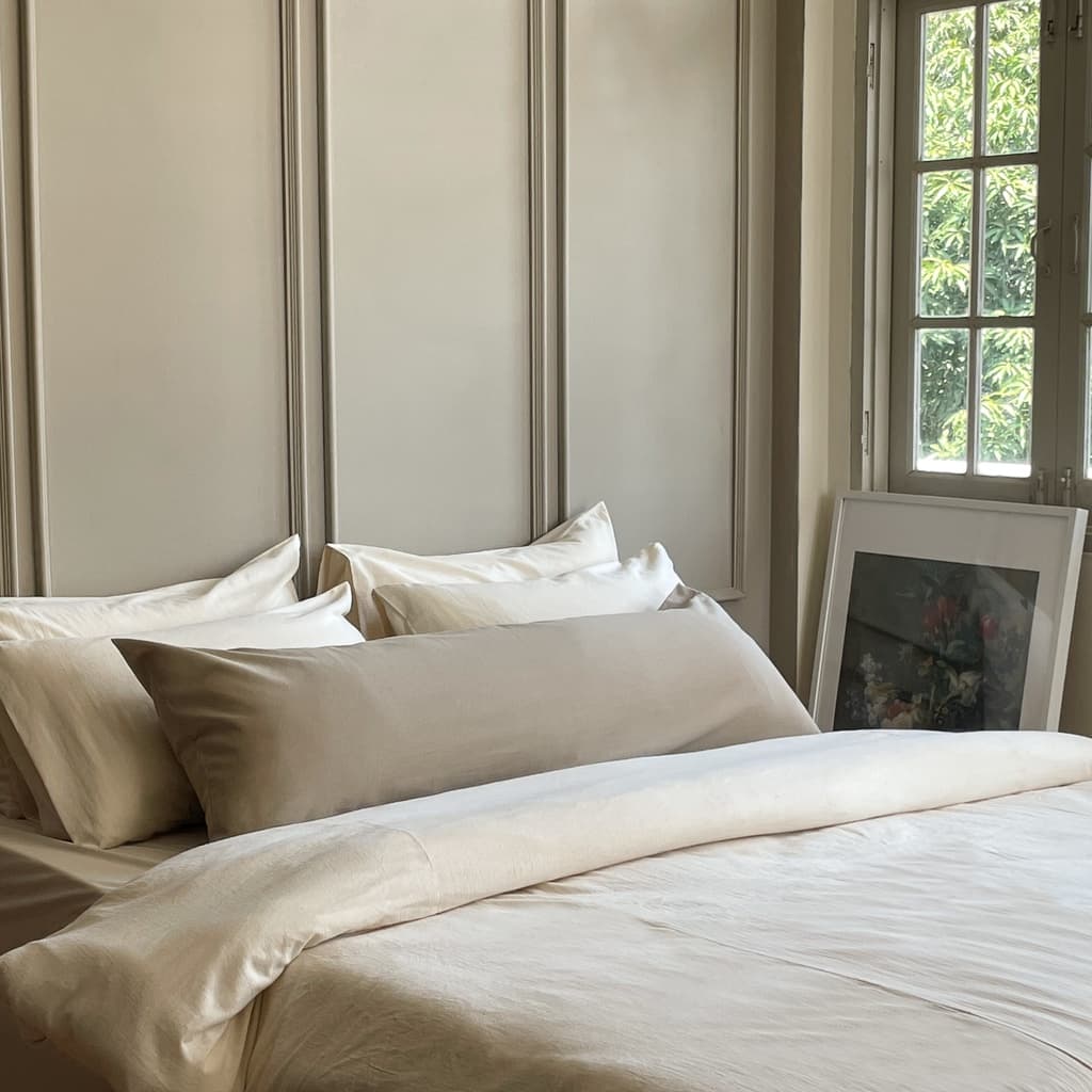 ปลอกหมอนบอดี้ Solstice Home สีพื้น ปลอกหมอนยาว ผ้าฝ้ายสไตล์ญี่ปุ่น - มินิมอล Body Pillowcase ทำจากผ้าฝ้าย 100% รูปที่ 5