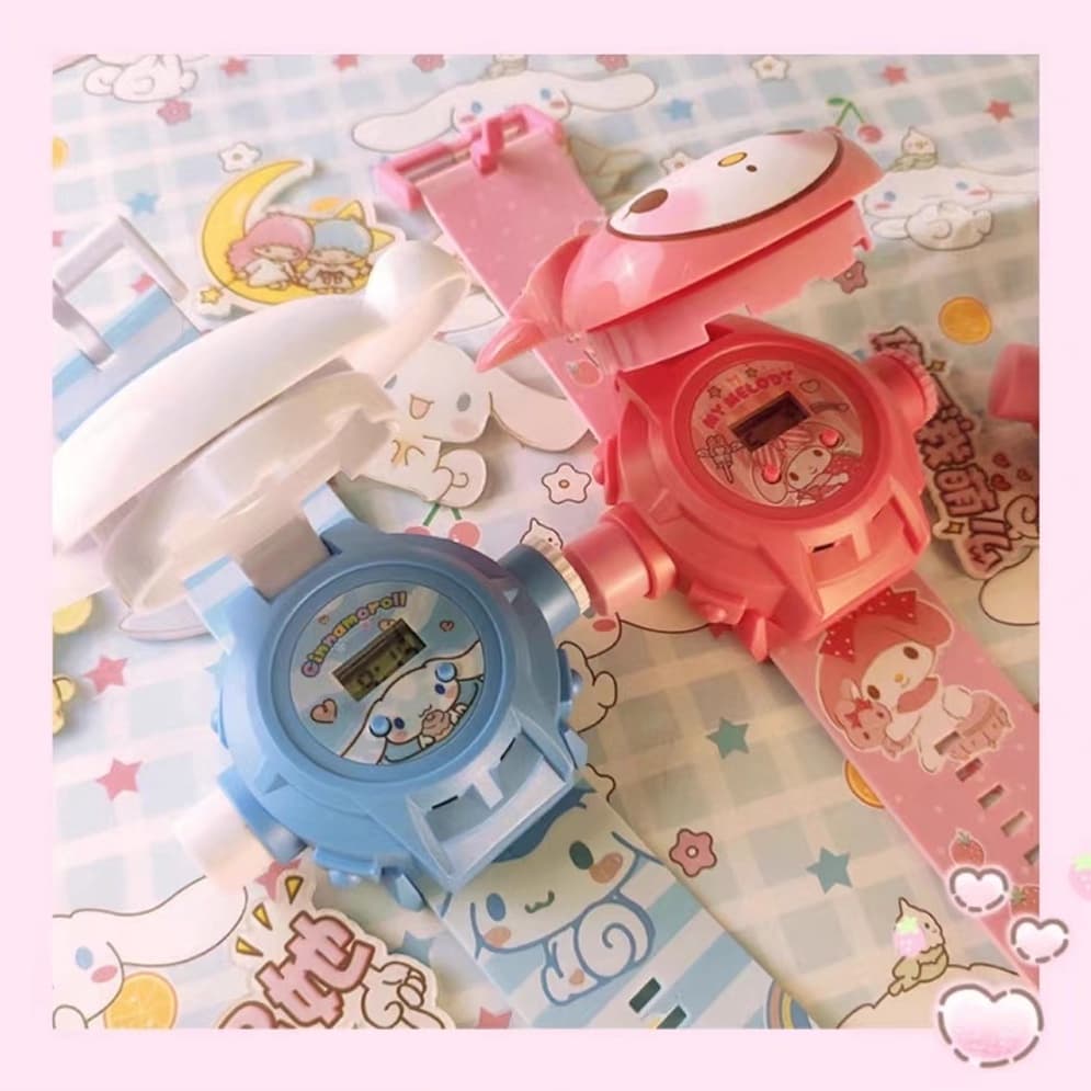นาฬิกาข้อมือเด็กลายการ์ตูนรุ้นไฟฉาย Babywatchสำหรับเด็กผู้หญิงผุ้ชายแฟชั่นนักเรียนรุ่นหัวตุ๊กตา ส่งด่วน ส่งจากไทย TF รูปที่ 7