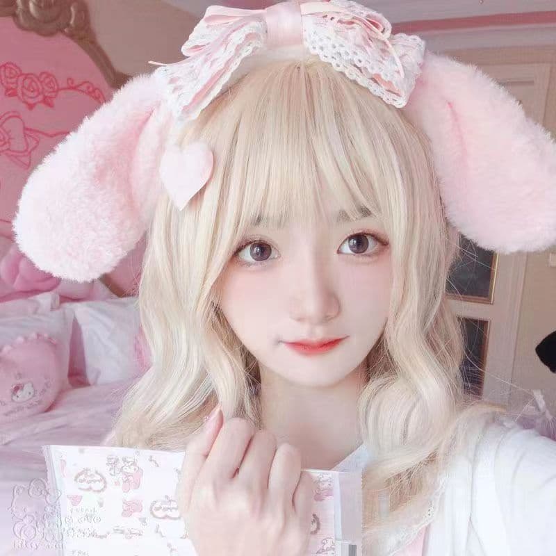 2022การ์ตูนตุ๊กตาโบว์หูใหญ่สุนัขยูกุยสุนัขคาดศีรษะสาวหัวใจคาดศีรษะ รูปที่ 2