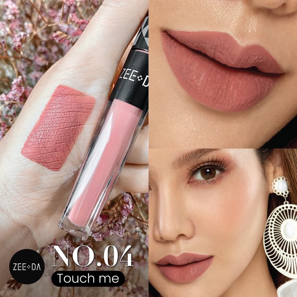 #04 zeeda lip matte ติดทนไม่ติดหน้ากาก รูปที่ 1