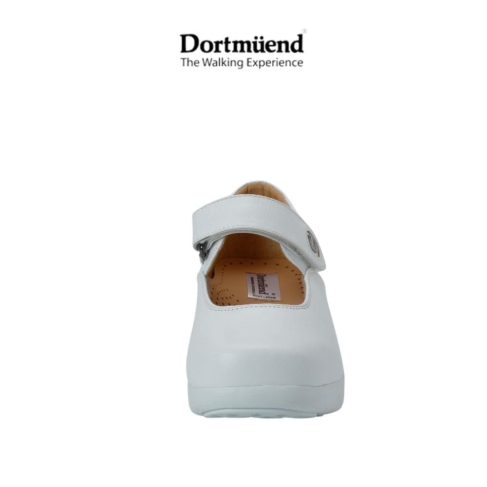 Dortmuend Pro Series Sarah JS903 002-000 White รองเท้าสุขภาพ รองเท้าหมอ รองเท้าพยาบาล สำหรับผู้ที่ยืน-เดินนาน รูปที่ 4