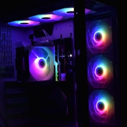 พัดลมเคส ID-Cooling NO-12015-XT ARGB 3pin Fan 4pin PWM 120mm 2,000RPM Super Slim แบบบาง รูปที่ 9